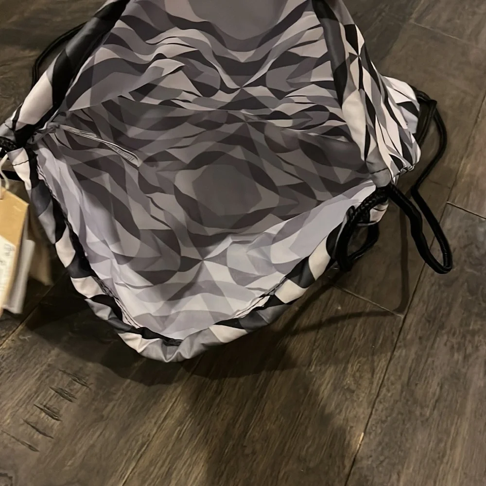 Adidas Wanderlust Festival yoga gym backpack Sack Bag new black grey Women’s